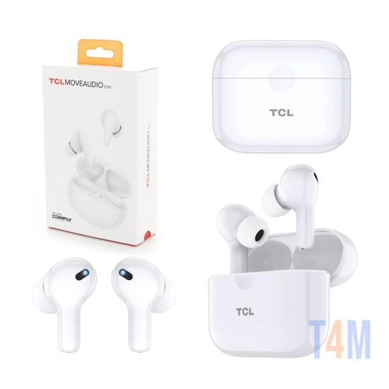 TCL MOVEAUDIO S108 (TW08) WIRELESS BLUETOOTH EARPHONES WHITE